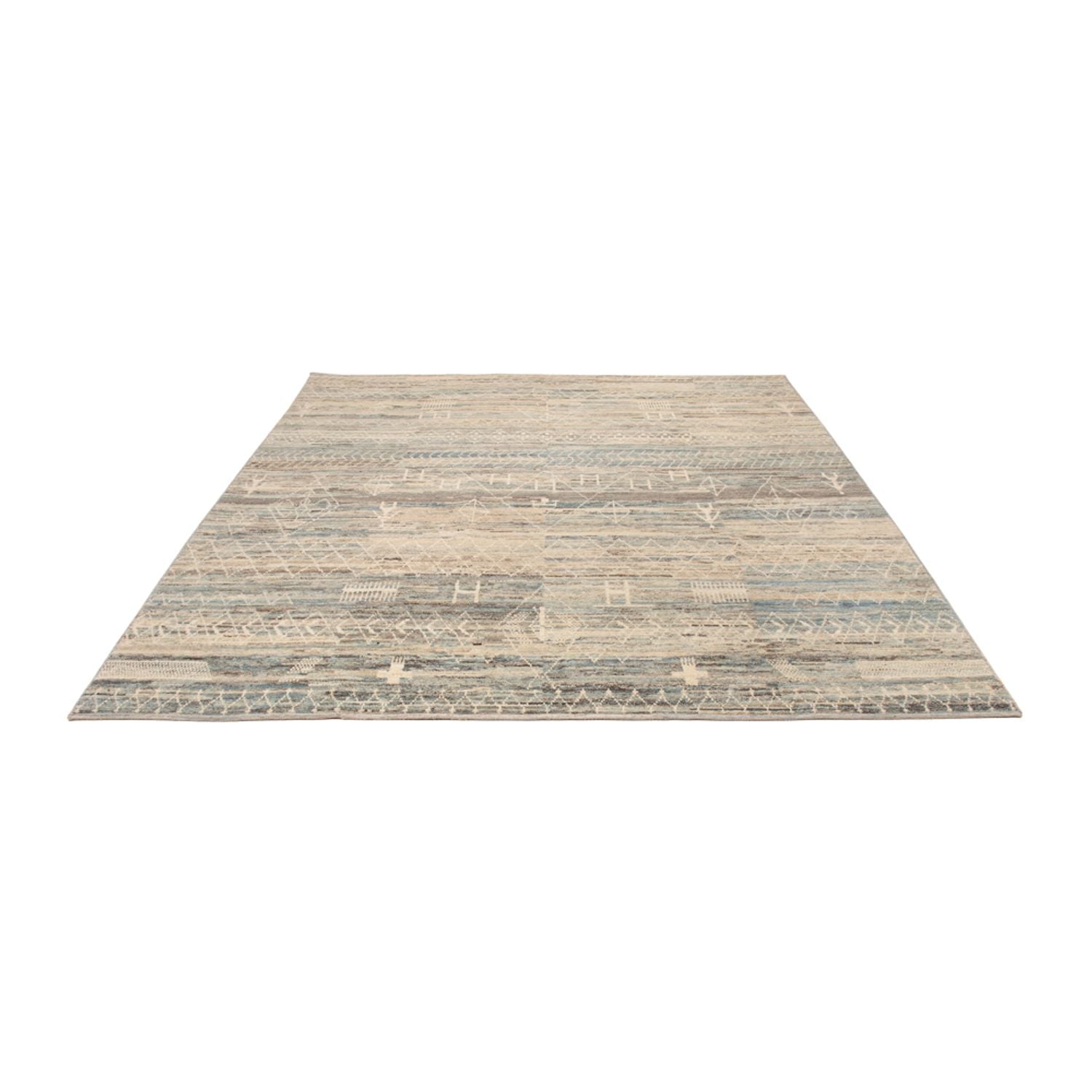 Berber tæppe - 290 x 257 cm - flerfarvet
