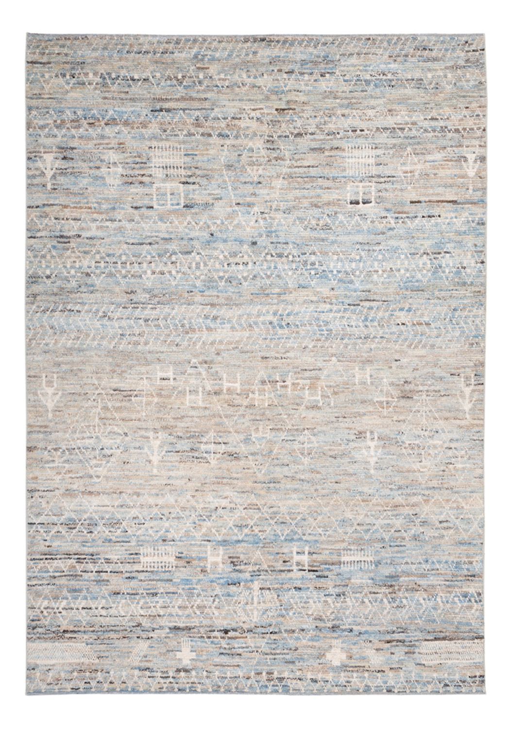 Berber tæppe - 292 x 206 cm - flerfarvet