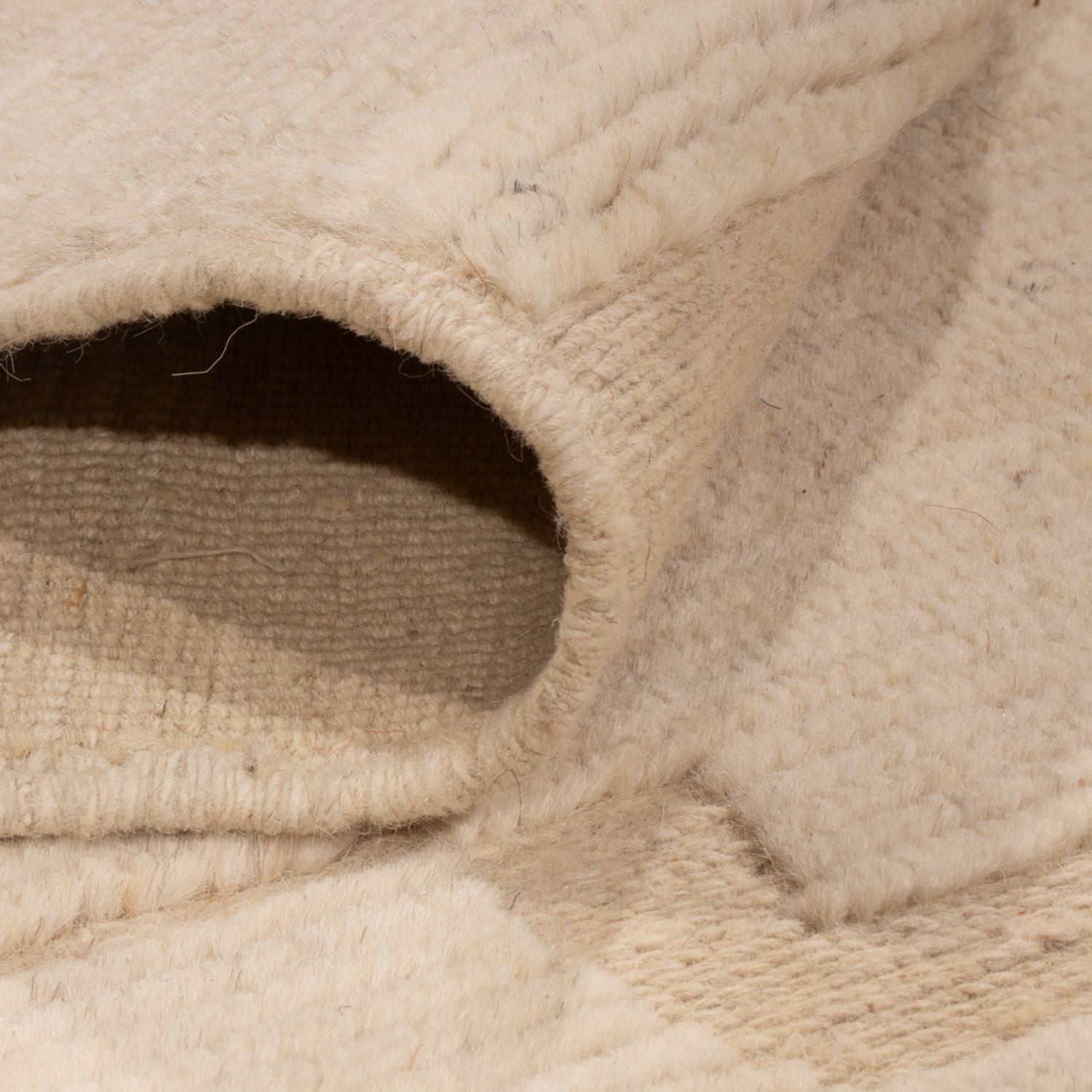 Berber tæppe - 235 x 167 cm - creme