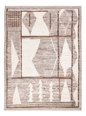 Berber tæppe - 247 x 183 cm - flerfarvet