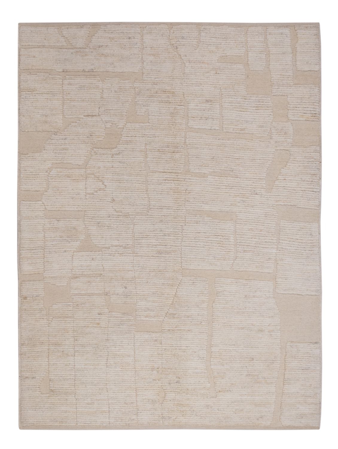 Berber tæppe - 191 x 145 cm - creme