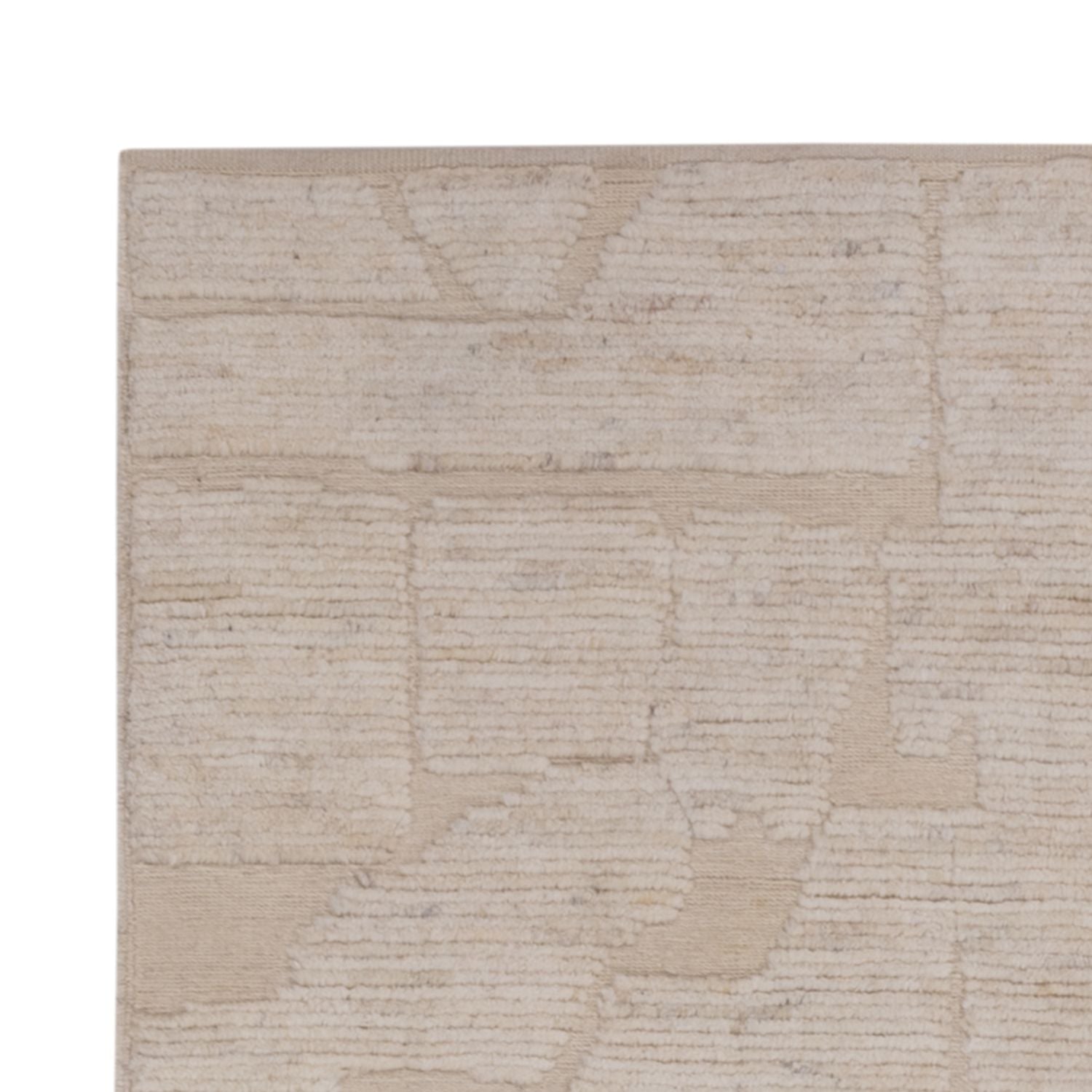 Berber tæppe - 191 x 145 cm - creme