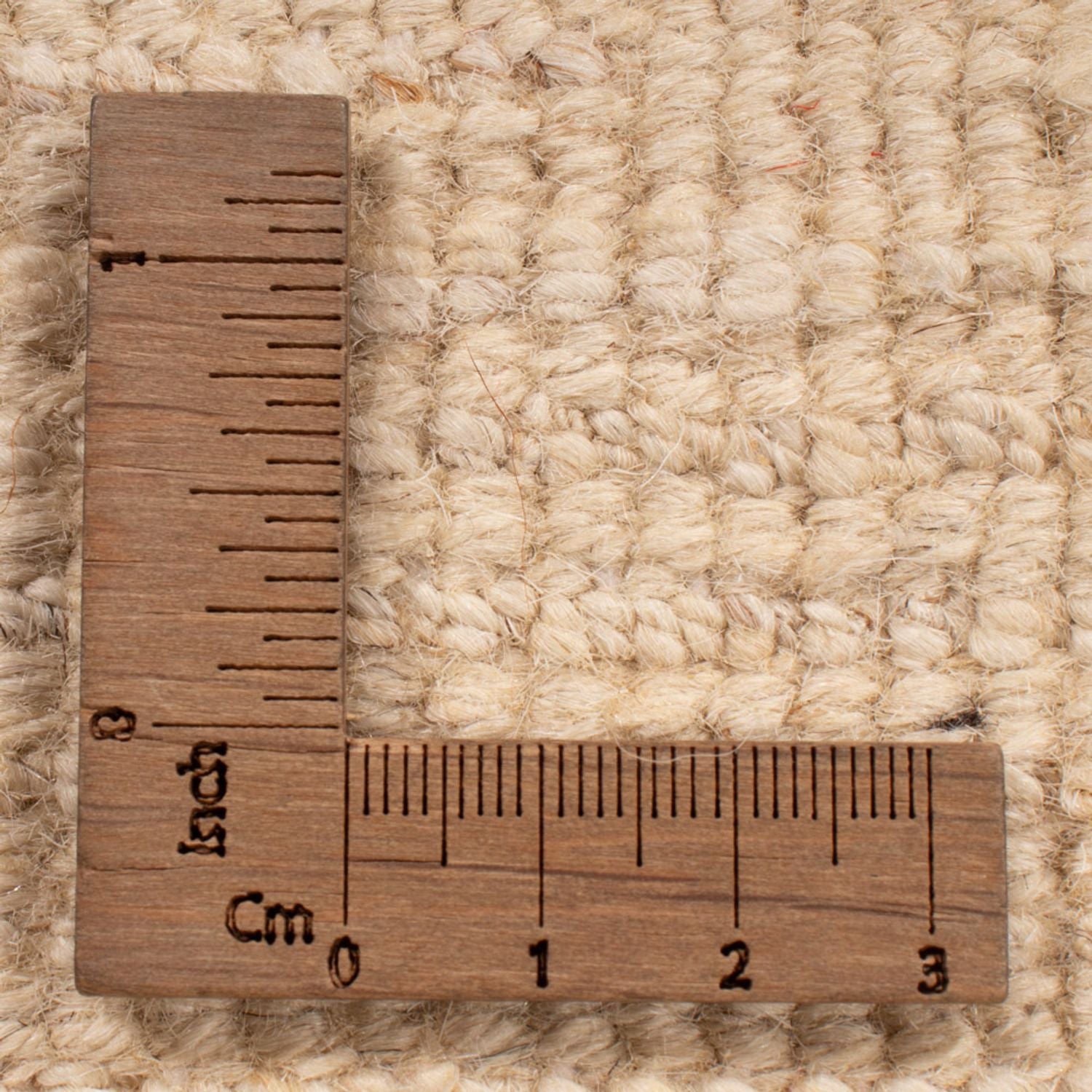 Berber tæppe - 191 x 145 cm - creme