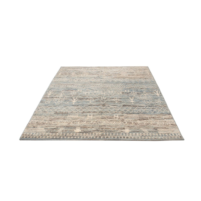 Berber tæppe - 196 x 151 cm - flerfarvet