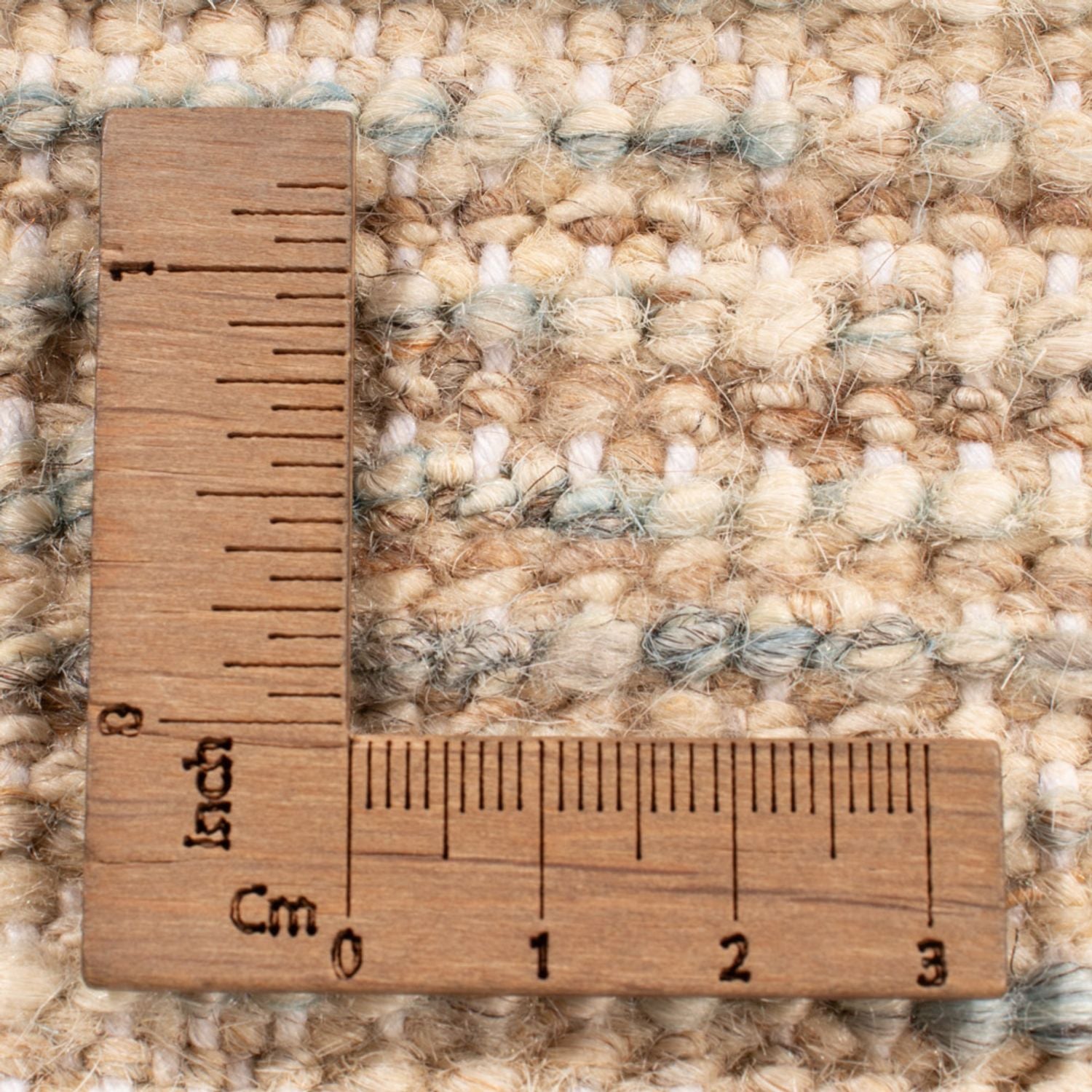 Berber tæppe - 196 x 151 cm - flerfarvet