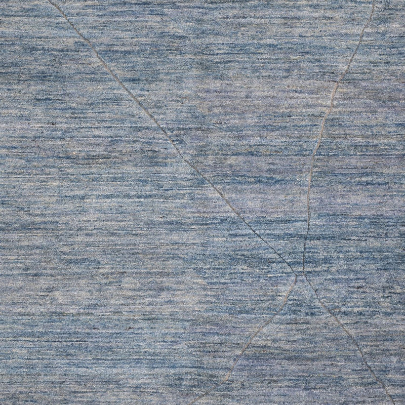 Berber tæppe - 360 x 274 cm - havblå