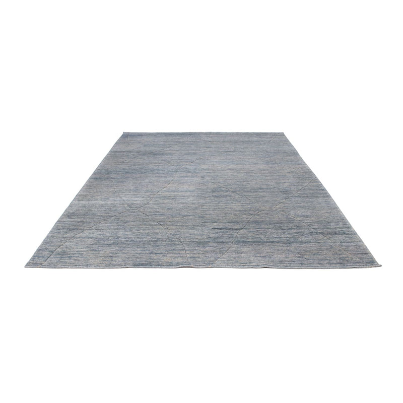 Berber tæppe - 360 x 274 cm - havblå