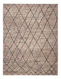 Berber tæppe - 284 x 218 cm - mørk beige