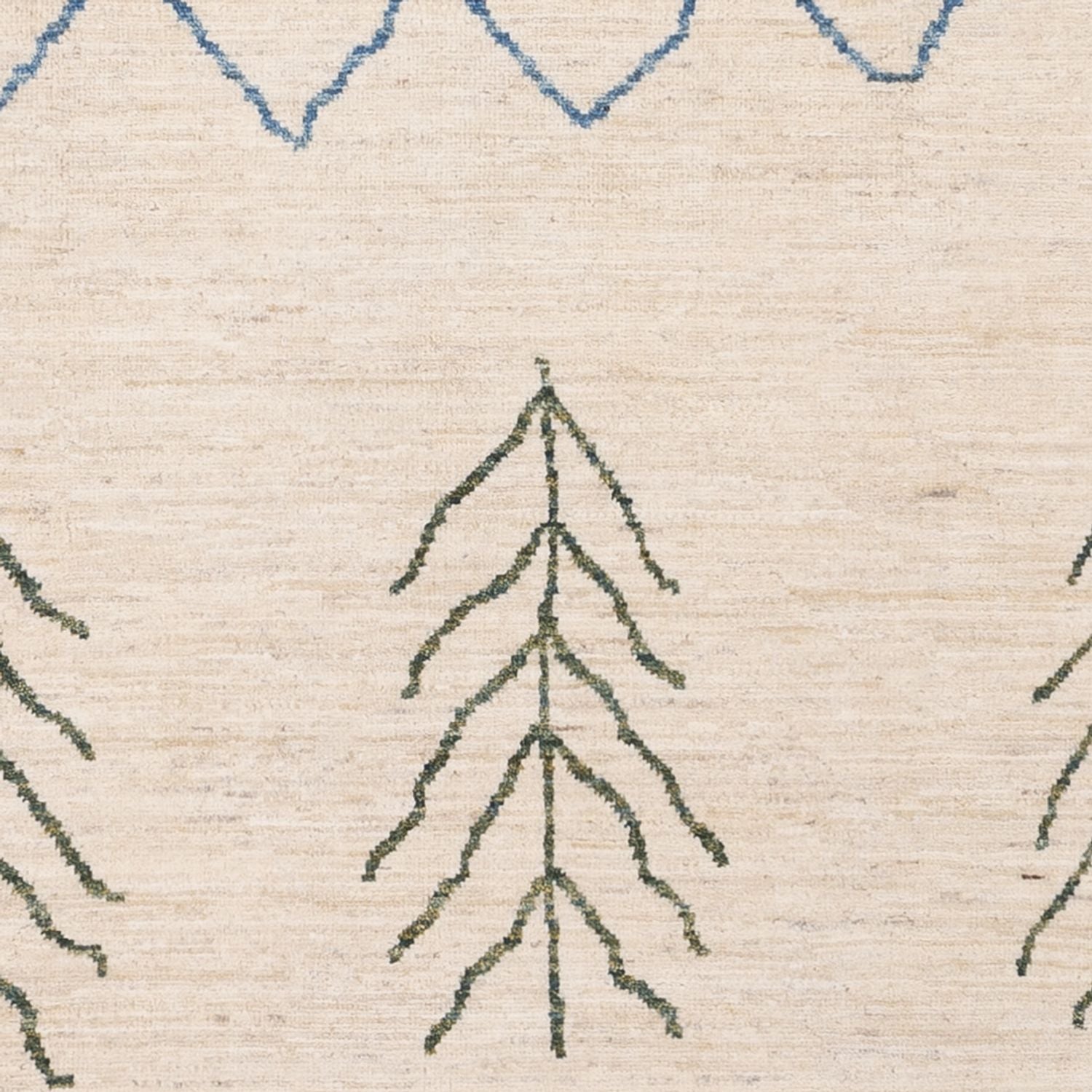 Berber tæppe - 241 x 172 cm - natur