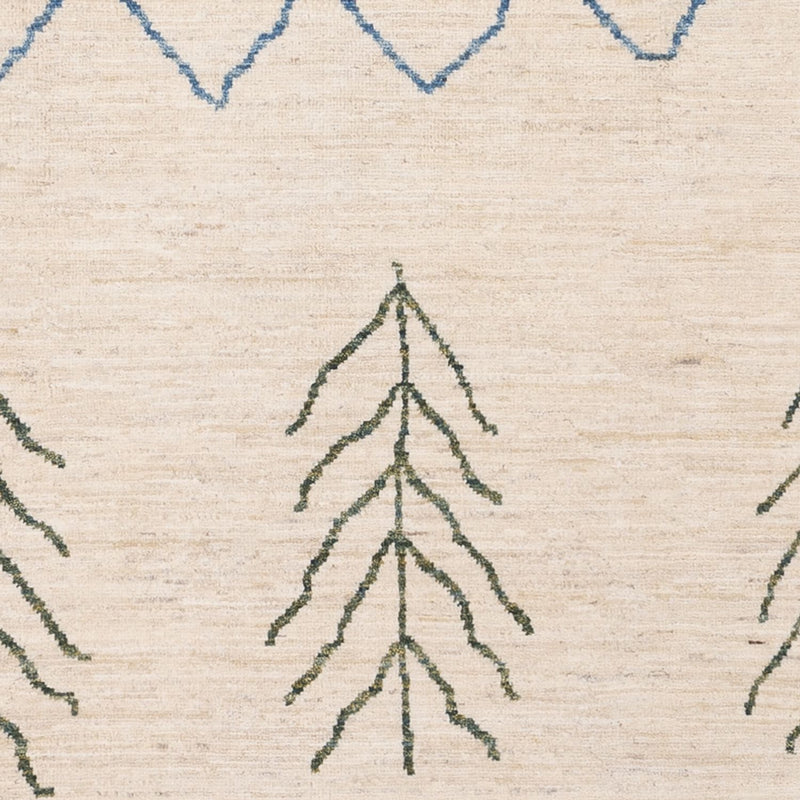Berber tæppe - 241 x 172 cm - natur