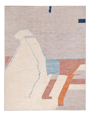 Berber tæppe - 199 x 151 cm - flerfarvet