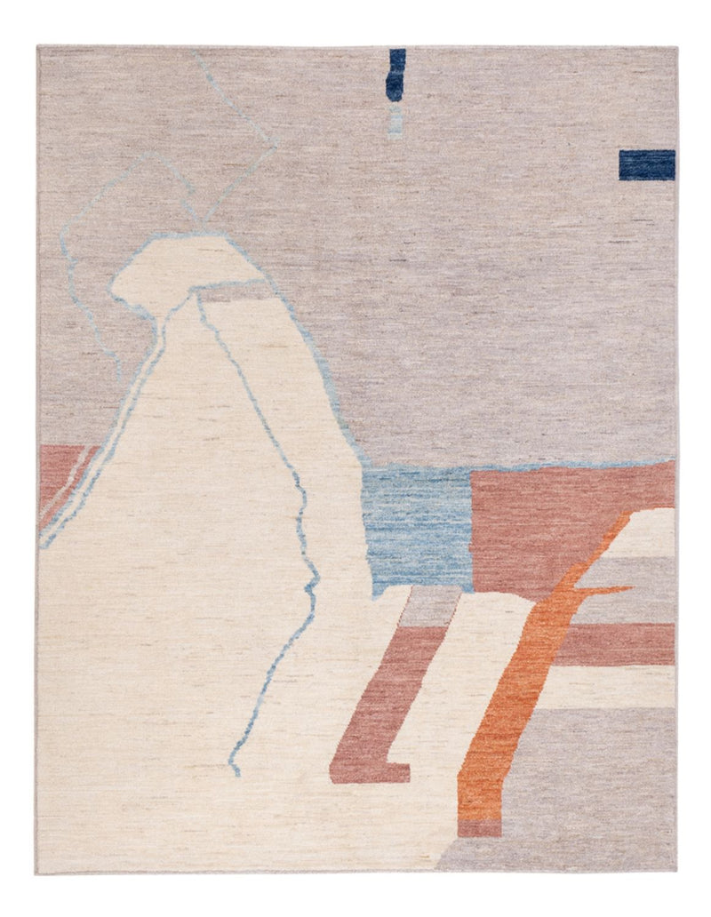 Berber tæppe - 199 x 151 cm - flerfarvet