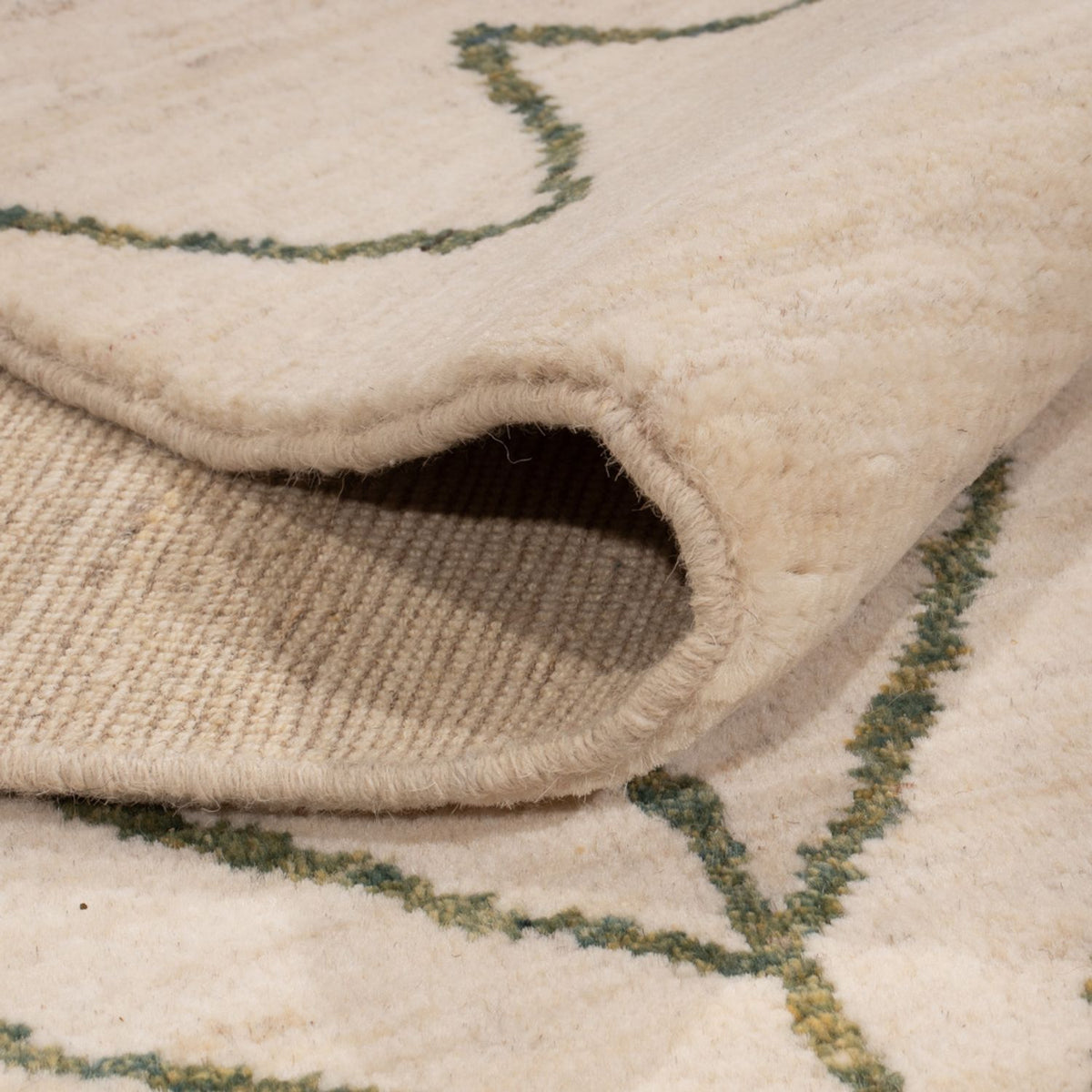 Berber tæppe - 286 x 203 cm - natur