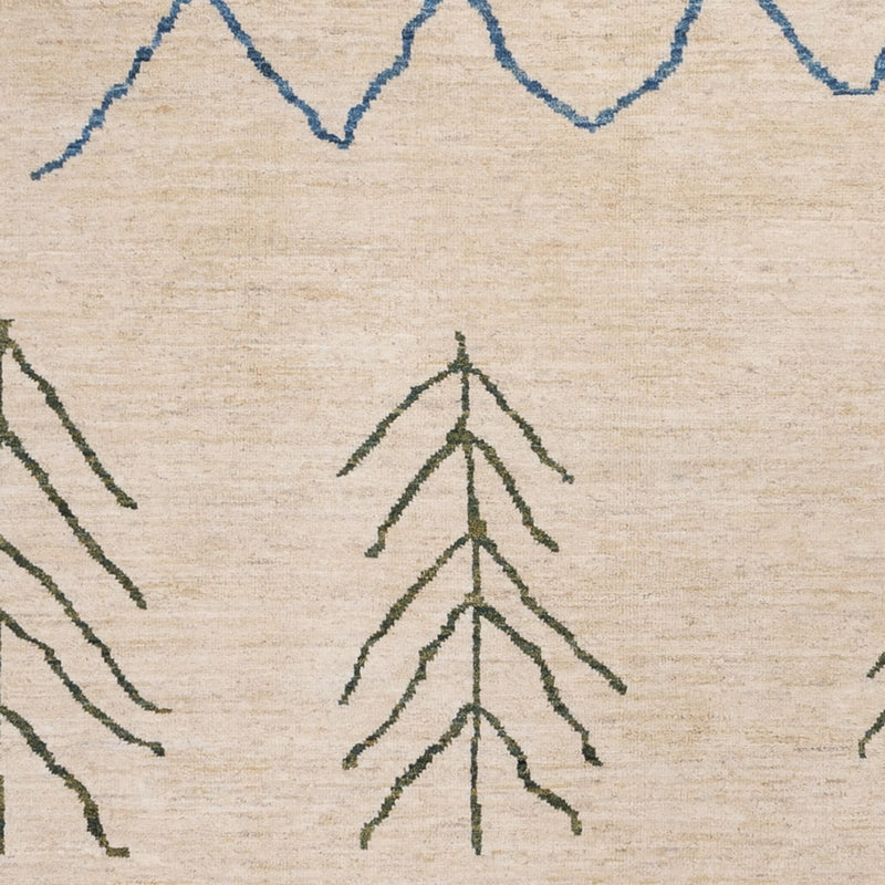 Berber tæppe - 295 x 203 cm - natur