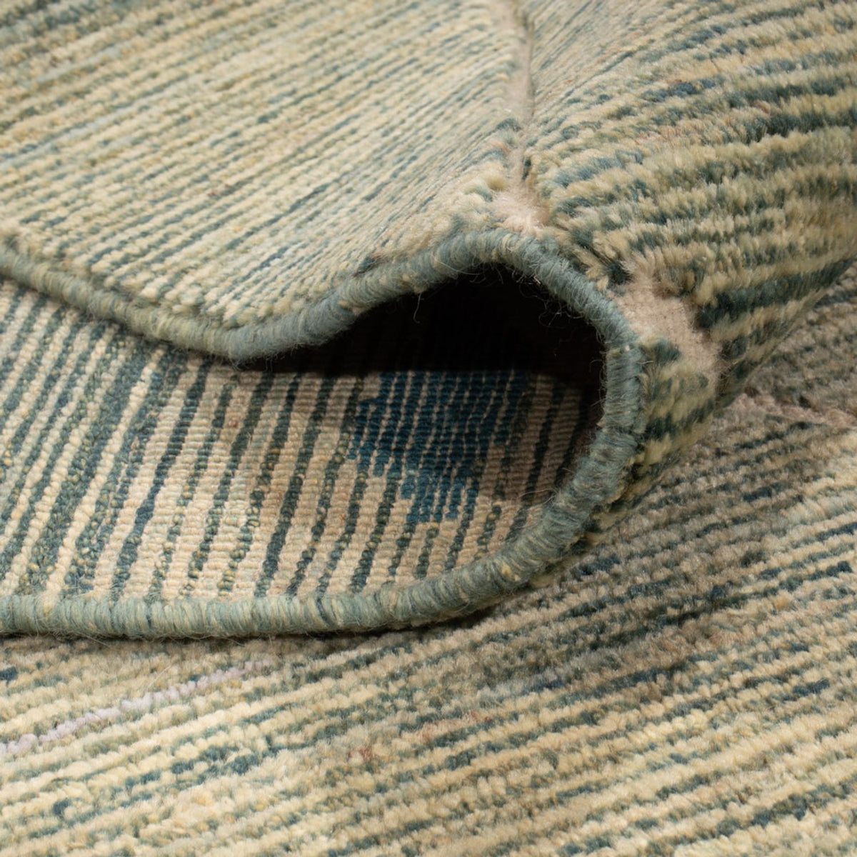 Berber tæppe - 300 x 202 cm - lysegrøn