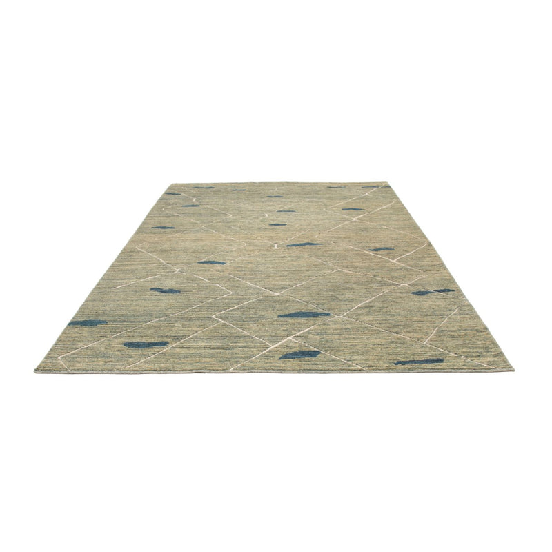 Berber tæppe - 300 x 202 cm - lysegrøn