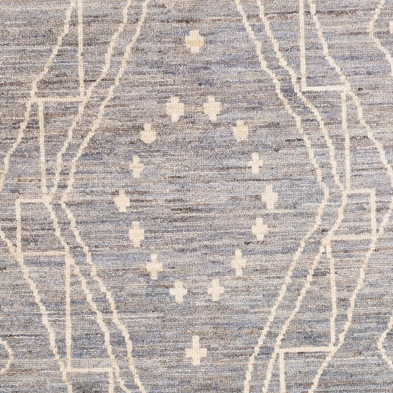 Berber tæppe - 198 x 156 cm - havblå