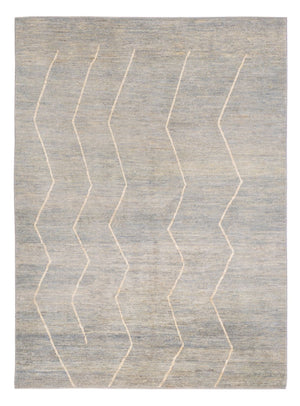 Berber tæppe - 204 x 152 cm - lysegrå