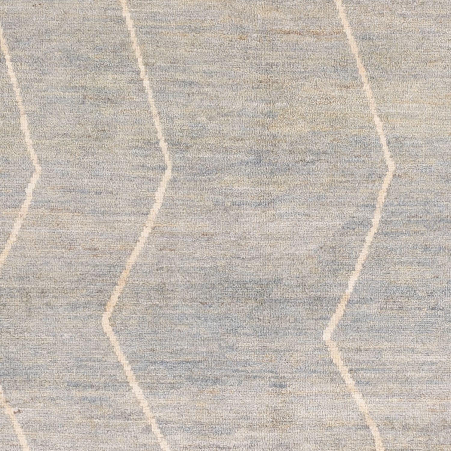 Berber tæppe - 204 x 152 cm - lysegrå