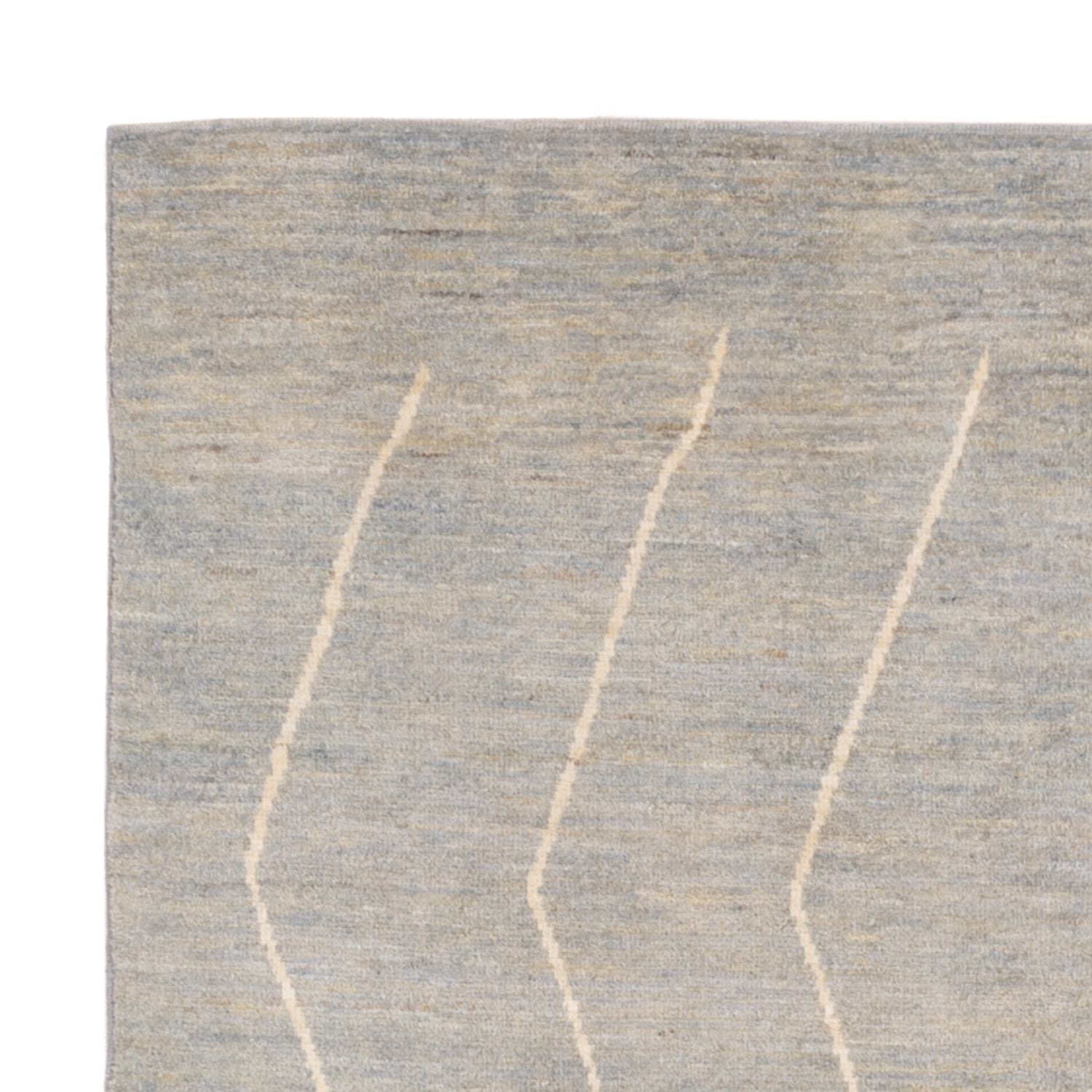 Berber tæppe - 204 x 152 cm - lysegrå