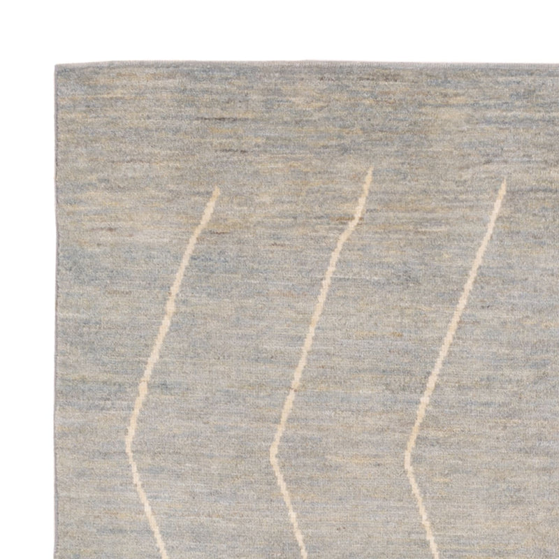 Berber tæppe - 204 x 152 cm - lysegrå