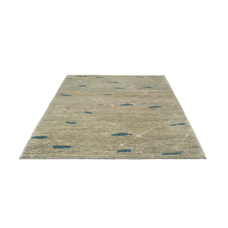 Berber tæppe - 199 x 160 cm - lysegrøn