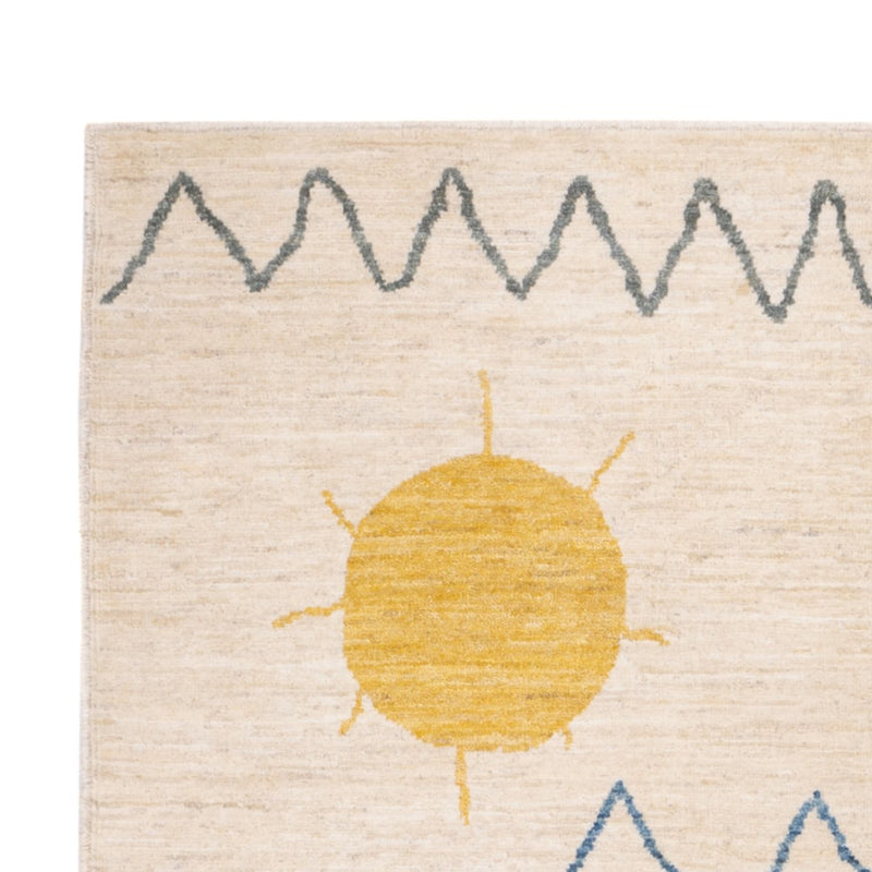 Berber tæppe - 200 x 146 cm - creme
