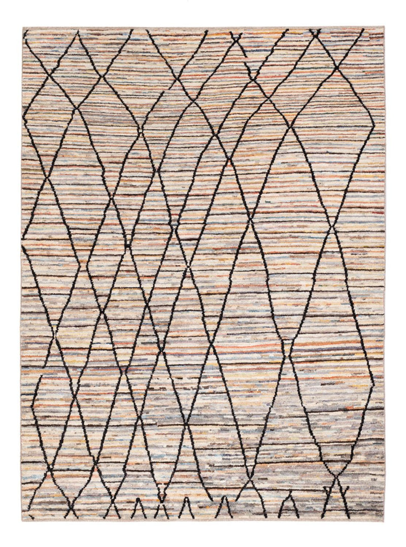Berber tæppe - 203 x 151 cm - flerfarvet