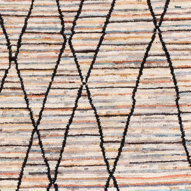 Berber tæppe - 203 x 151 cm - flerfarvet