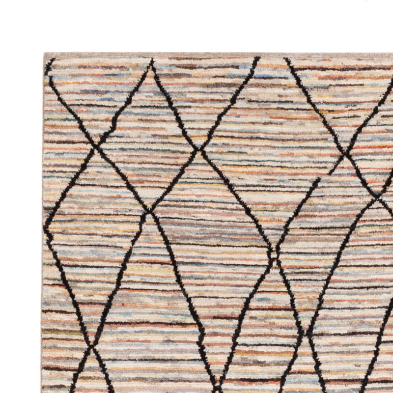 Berber tæppe - 203 x 151 cm - flerfarvet
