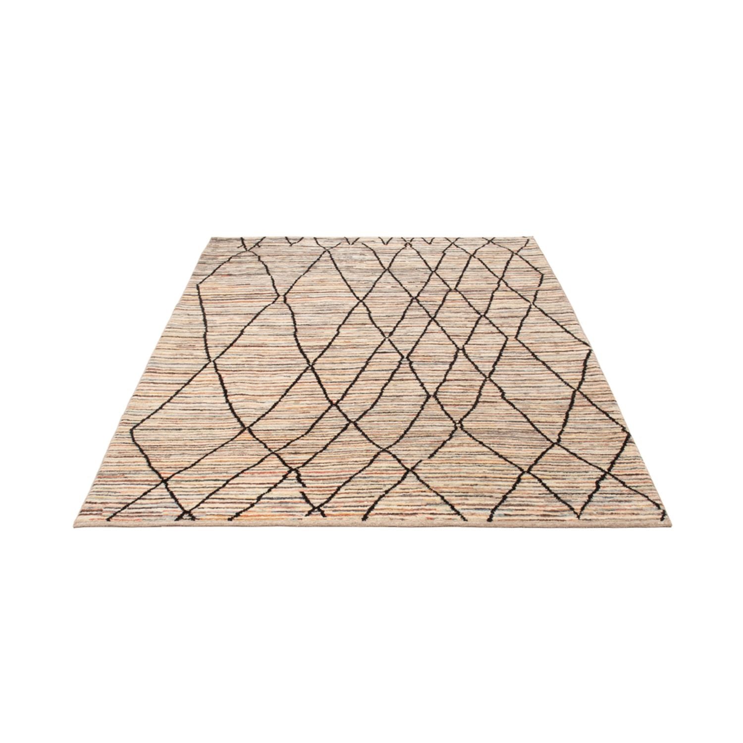 Berber tæppe - 203 x 151 cm - flerfarvet