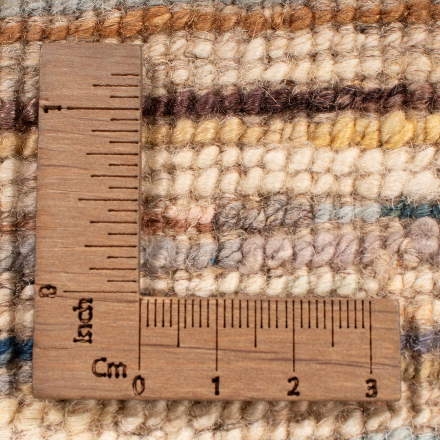 Berber tæppe - 203 x 151 cm - flerfarvet