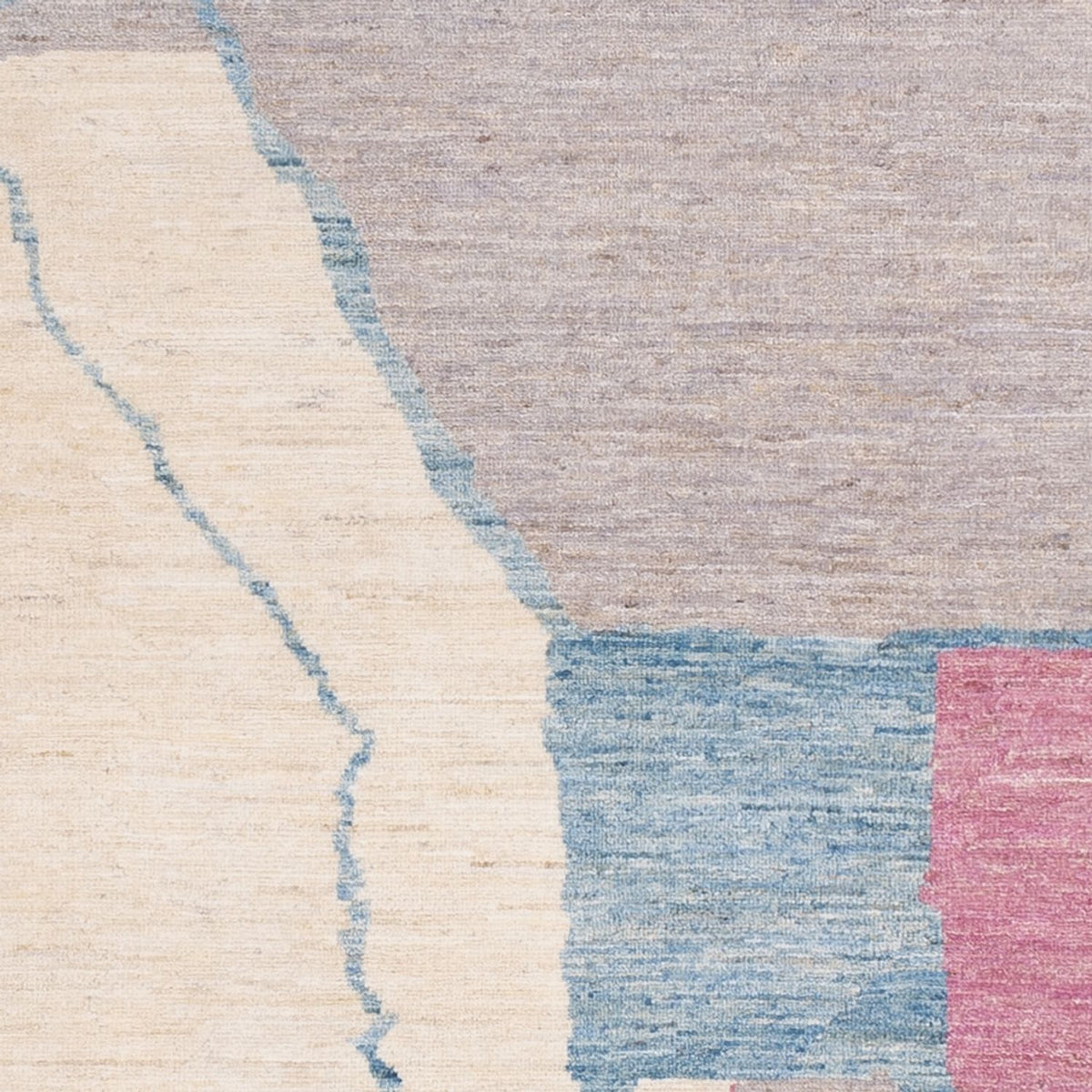 Berber tæppe - 242 x 172 cm - flerfarvet