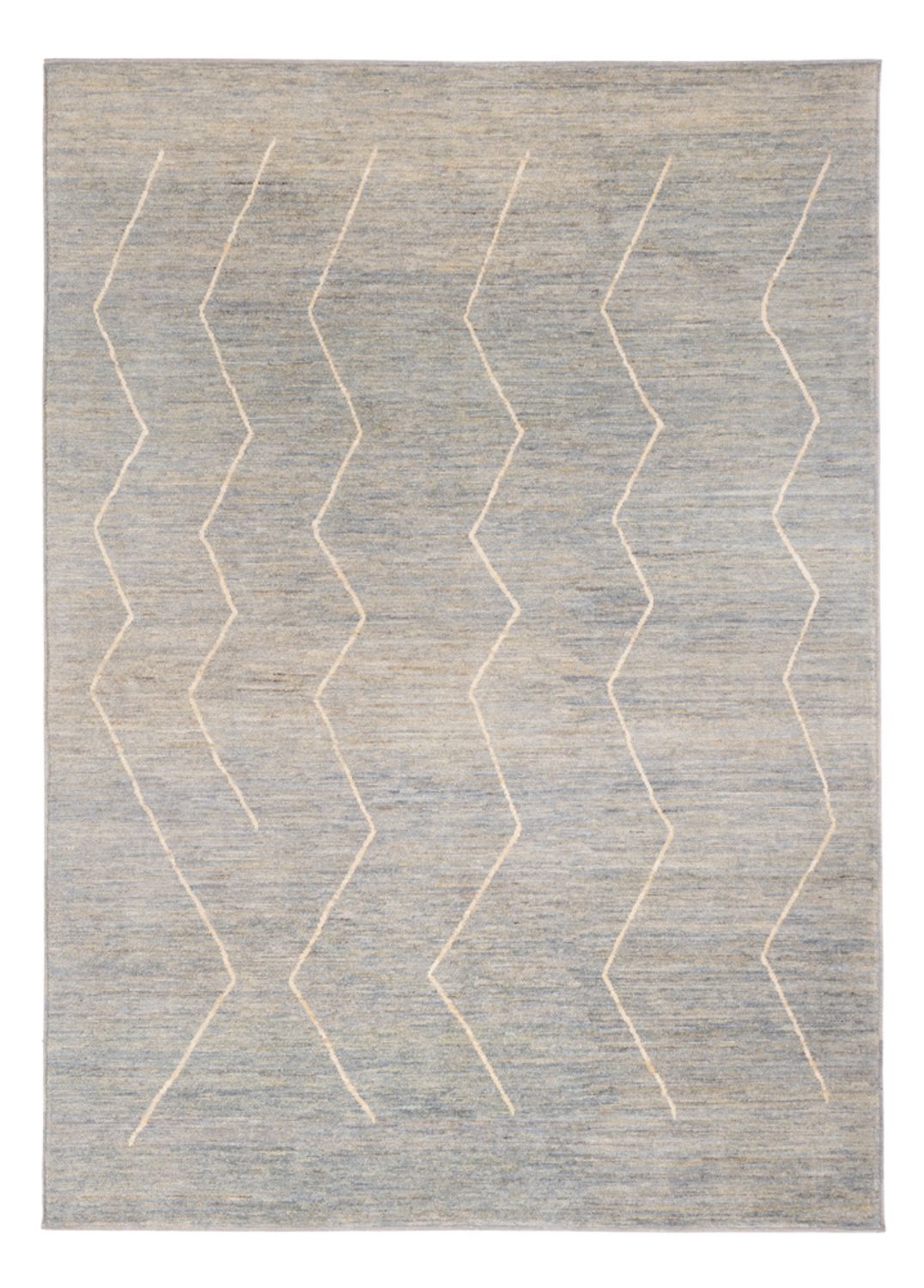 Berber tæppe - 237 x 170 cm - lysegrå