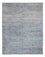 Berber tæppe - 196 x 154 cm - havblå