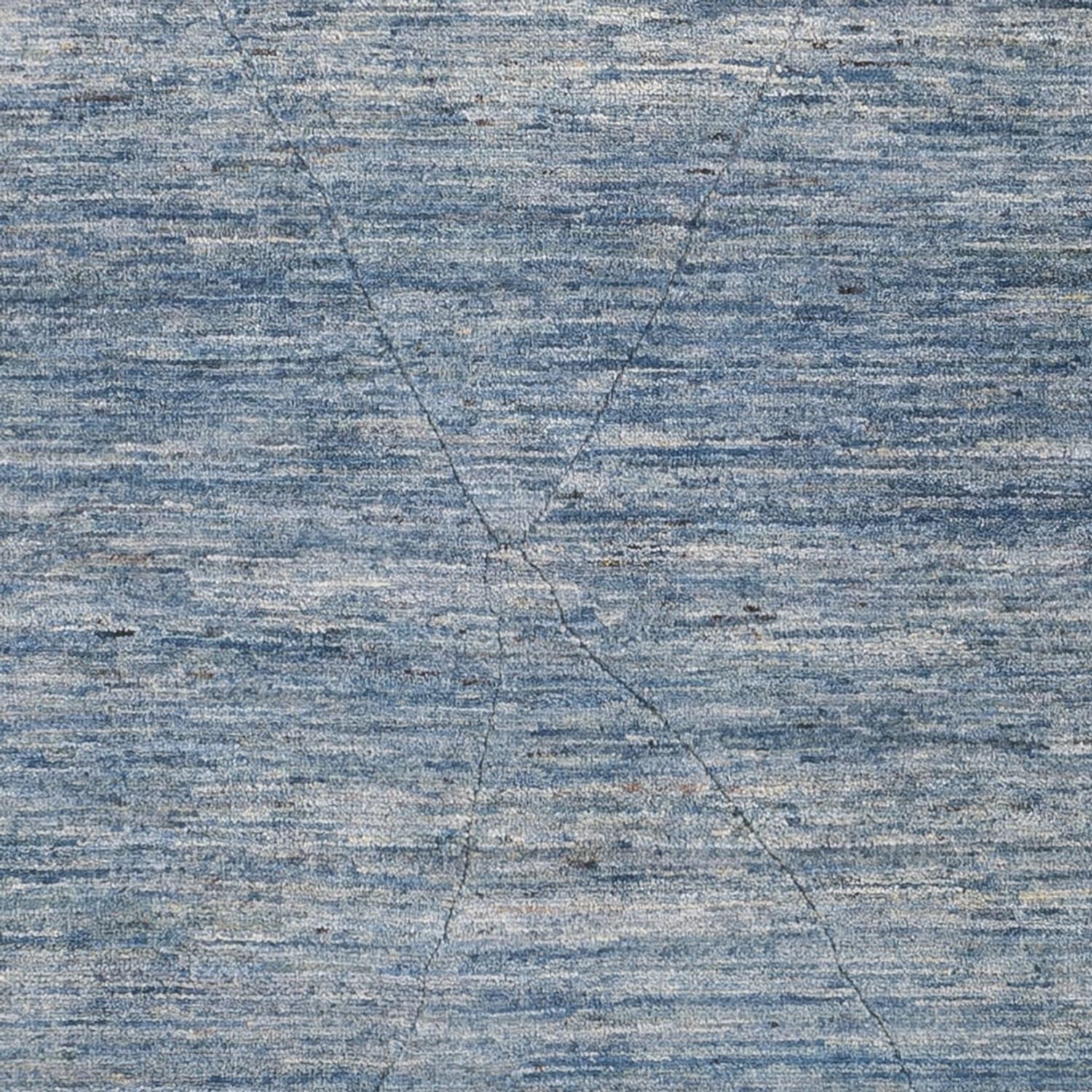 Berber tæppe - 242 x 172 cm - havblå