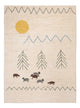 Berber tæppe 232x170cm - Uldtæppe