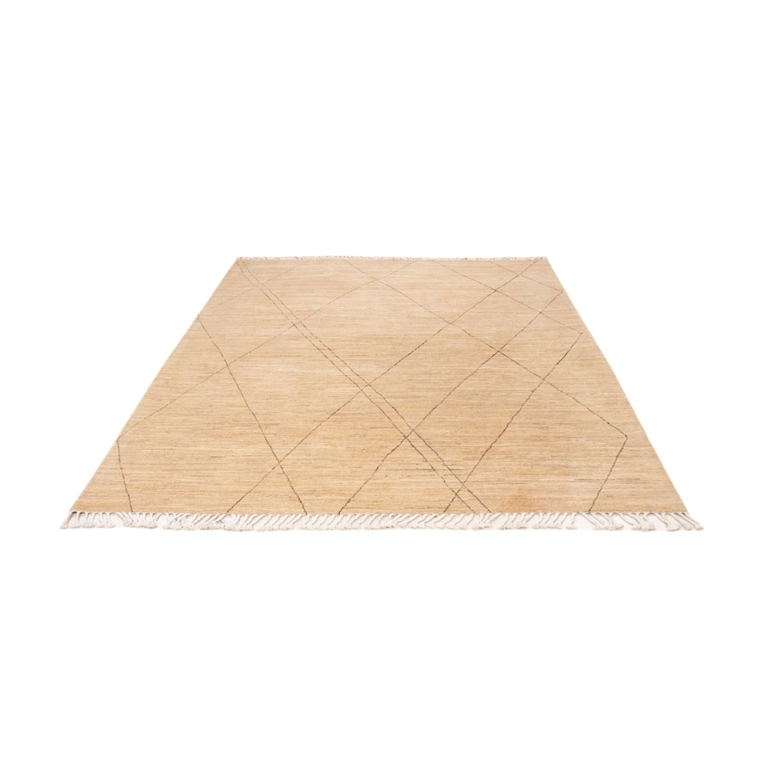 Gabbeh-tæppe - Persisk - 243 x 174 cm - beige