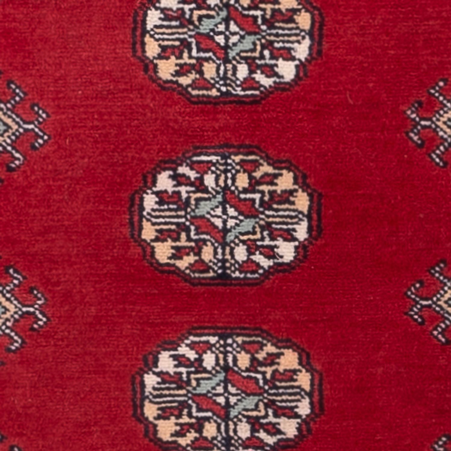 Løber Pakistan Tæppe - 255 x 77 cm - rød