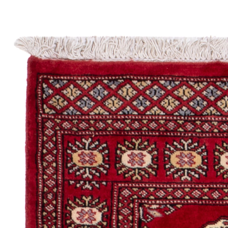 Løber Pakistan Tæppe - 246 x 77 cm - rød