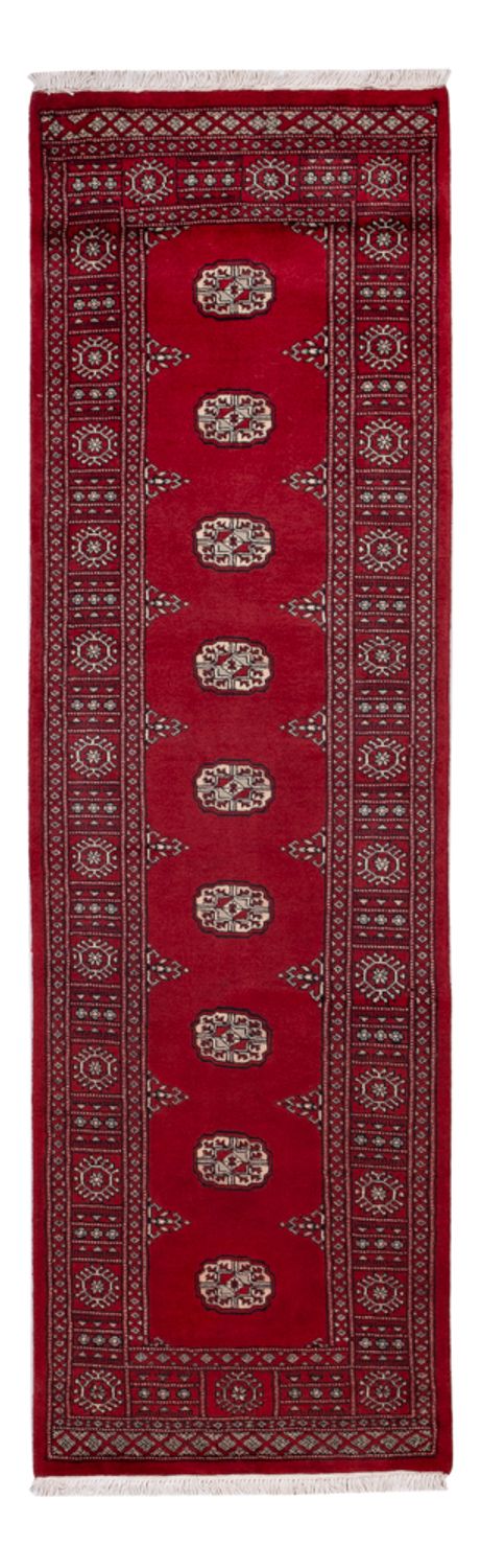 Løber Pakistan Tæppe - 257 x 75 cm - rød