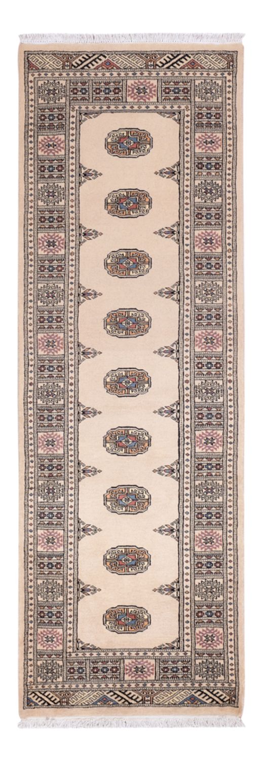 Løber Pakistan Tæppe - 234 x 76 cm - beige