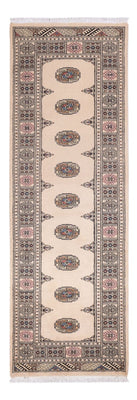 Løber Pakistan Tæppe - 234 x 76 cm - beige