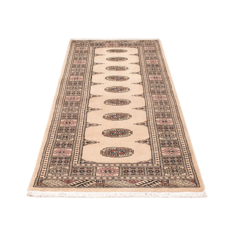 Løber Pakistan Tæppe - 234 x 76 cm - beige