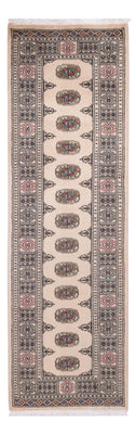 Løber Pakistan Tæppe - 249 x 77 cm - beige