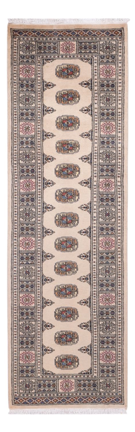 Løber Pakistan Tæppe - 249 x 77 cm - beige
