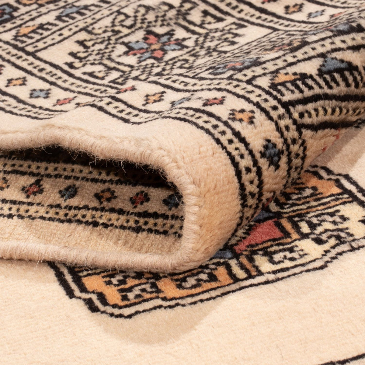 Løber Pakistan Tæppe - 249 x 77 cm - beige