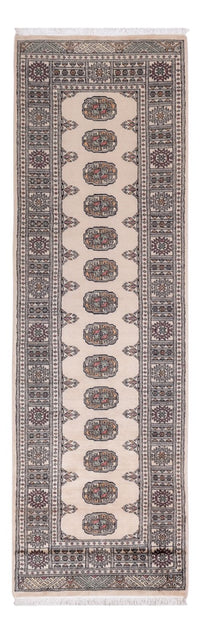 Løber Pakistan Tæppe - 254 x 77 cm - beige