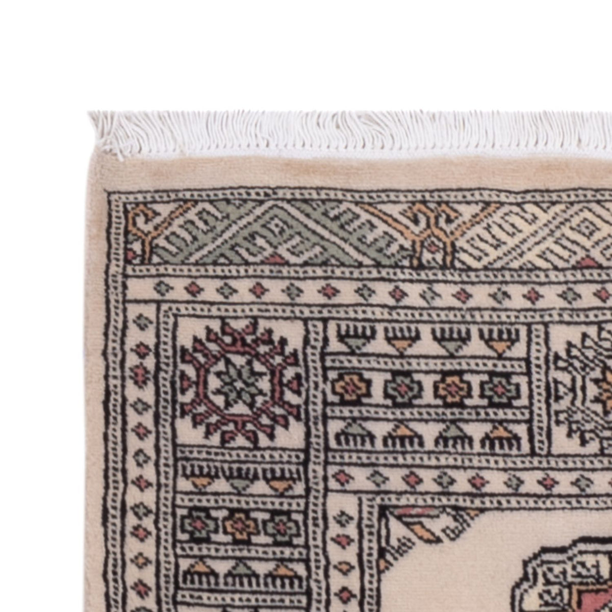 Løber Pakistan Tæppe - 254 x 77 cm - beige