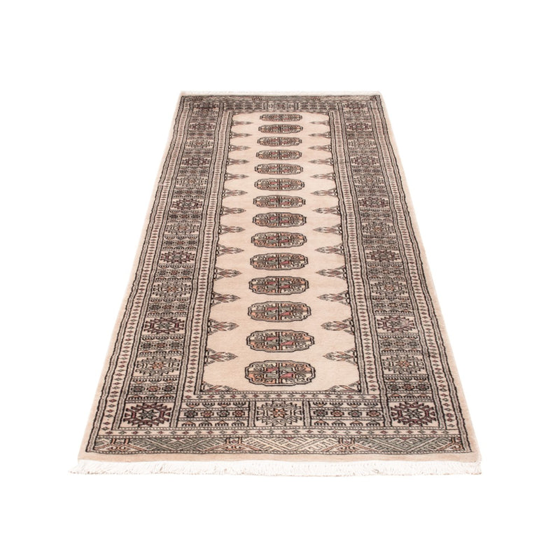 Løber Pakistan Tæppe - 254 x 77 cm - beige